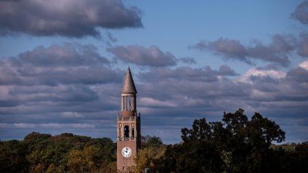 Exterior image of bell tower.